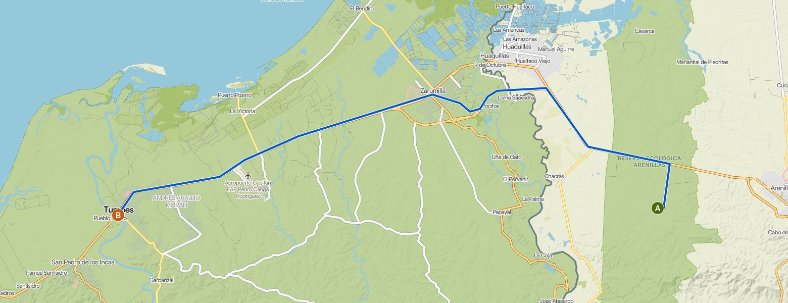 Komoot route map