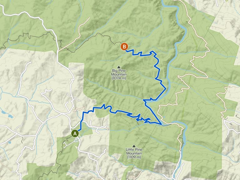 Appalachian Trail: Big Pine Mountain and Mountaineer Shelter ...