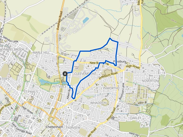 Pump Room east to Prestbury 28.07.24 | hike | Komoot