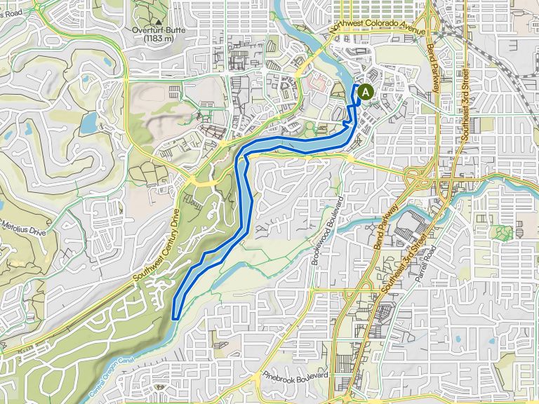 Deschutes River Trail: Old Mill District Loop | hike | Komoot