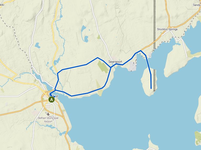 Sears Island Conservation Area & Moose Point State Park loop — Belfast ...