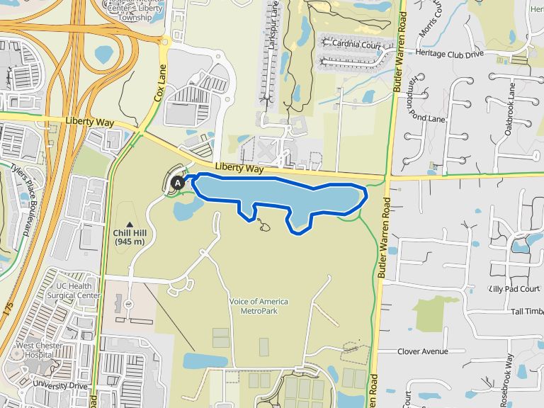 Voice of America MetroPark Lake Trail | wandeling | Komoot