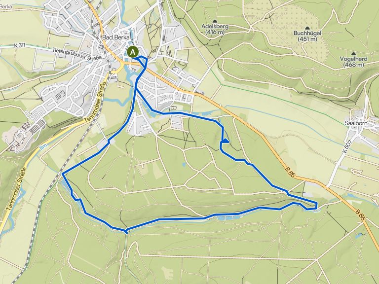 Bad Berka - Kneipp Rundweg zum Rhododendrongarten  | Wanderung | Komoot