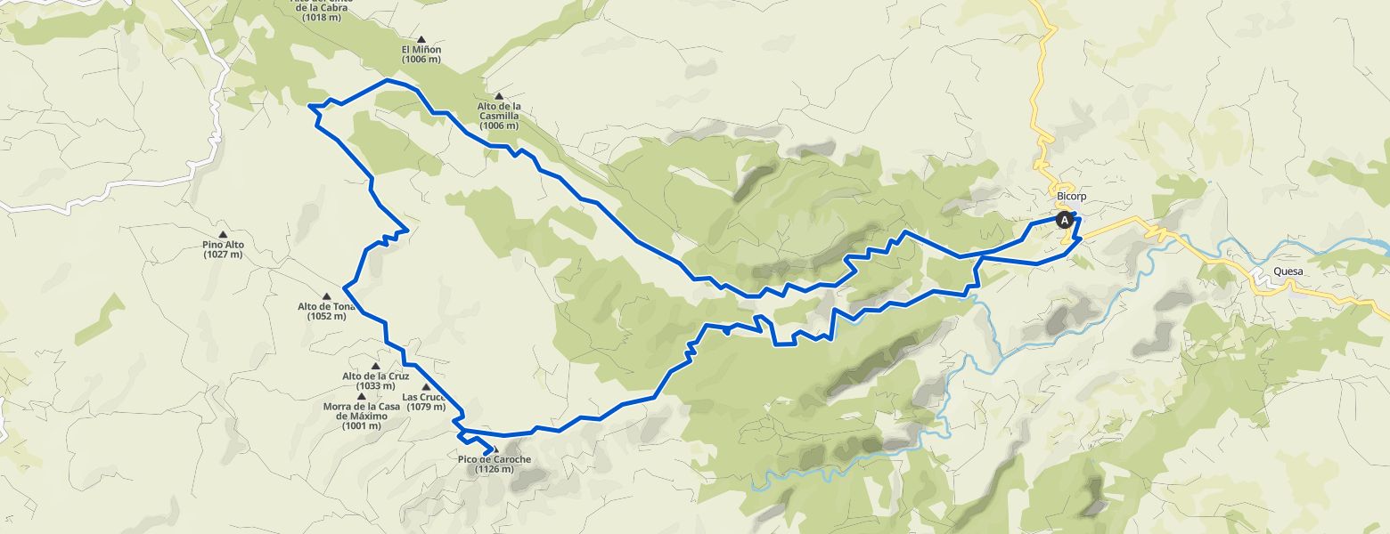 El Caroche Summit - Mountain Bike Trails & Tracks | Komoot