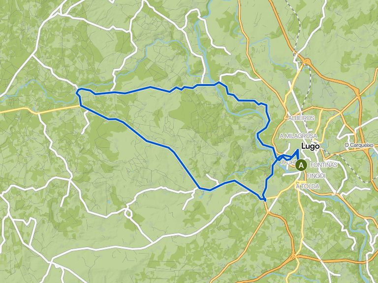 Ombreiro Friol en solitario | Rennrad-Tour | Komoot