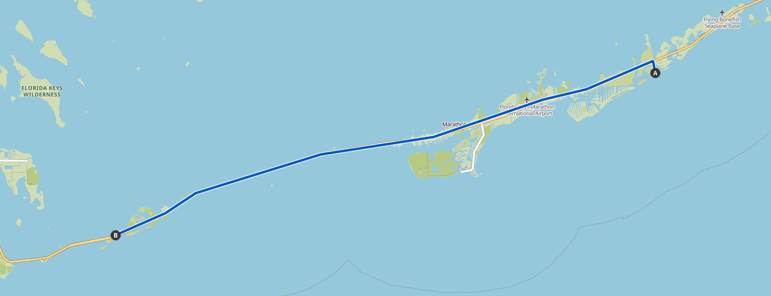 Etapa 5 Curry Hammock State Park - AfbNvtlp@sBXtGlUdBtMlJxc@jDbe@zJbi@dEhItEtO