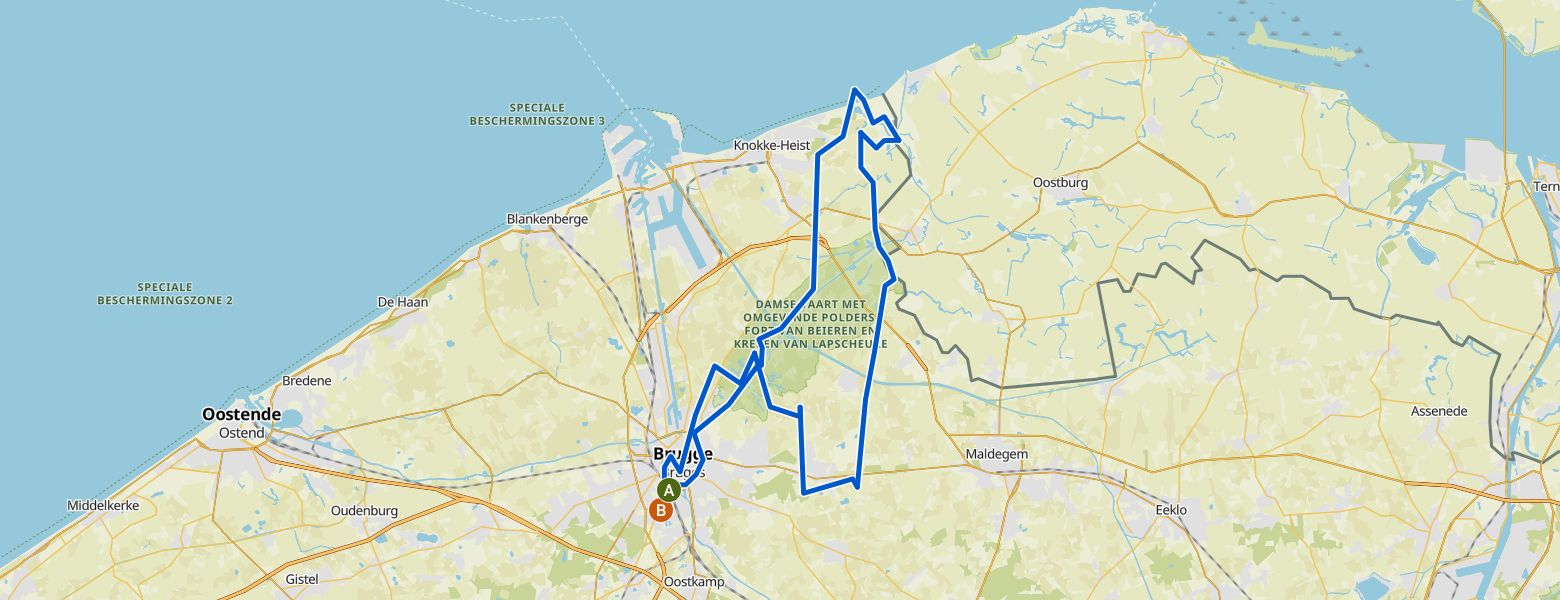 Damse vaart – De Schellemolen (Damme) Runde von Brugge | Fahrradtour |  Komoot