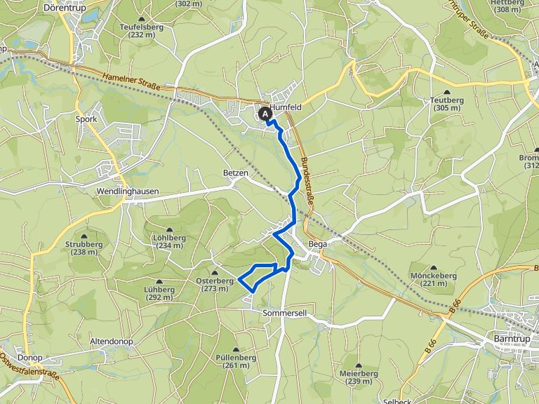 Lippische Landmeile auf der Basis der 10km-Strecke | Laufrunde | Komoot - 1