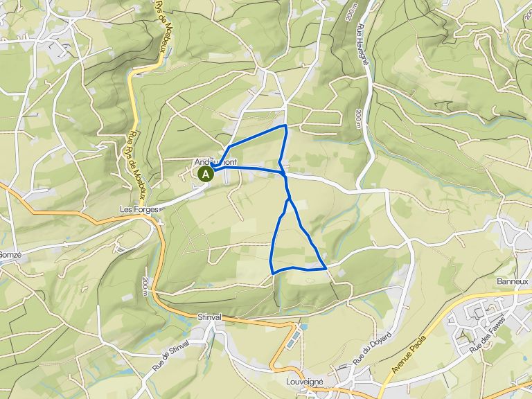 Carte de la balade Vlynouch