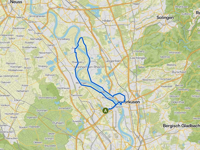 50769 RSG Ford Köln e.V. 46Km Permanente 2 , de Rhing eraf, de Rhing ...