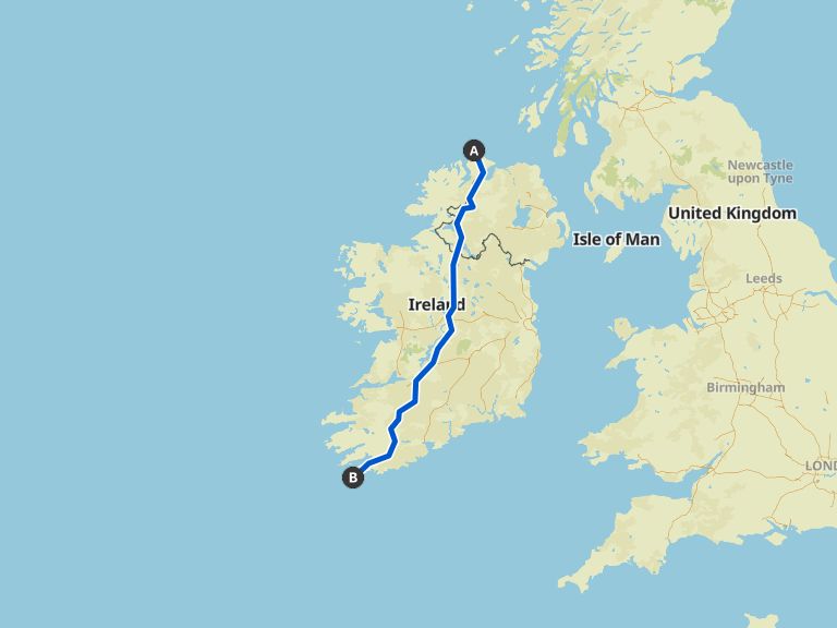 Mizen Head Ireland Map Malin To Mizen Head | Road Ride | Komoot