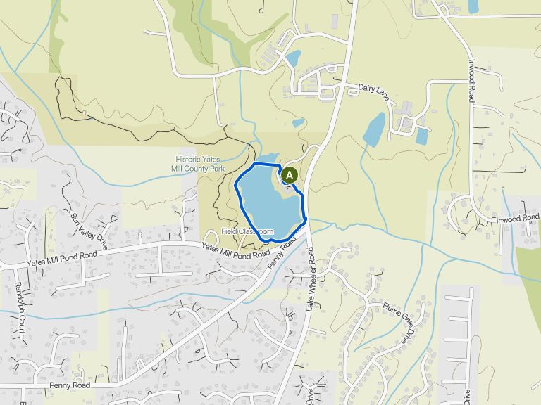 Bucle del parque histórico del condado de Yates Mill — Raleigh ...