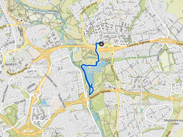 Arrow Valley parkrun – Woodland Path with Fence loop from Abbeydale ...