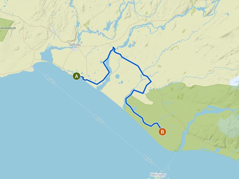 FTC - Iceland - Stage 4 - Stokkseyri à Hvolsvöllur | hike | Komoot