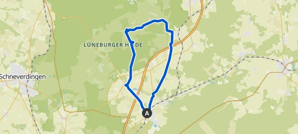 Lüneburger Heide – Wilsede Runde von Bispingen