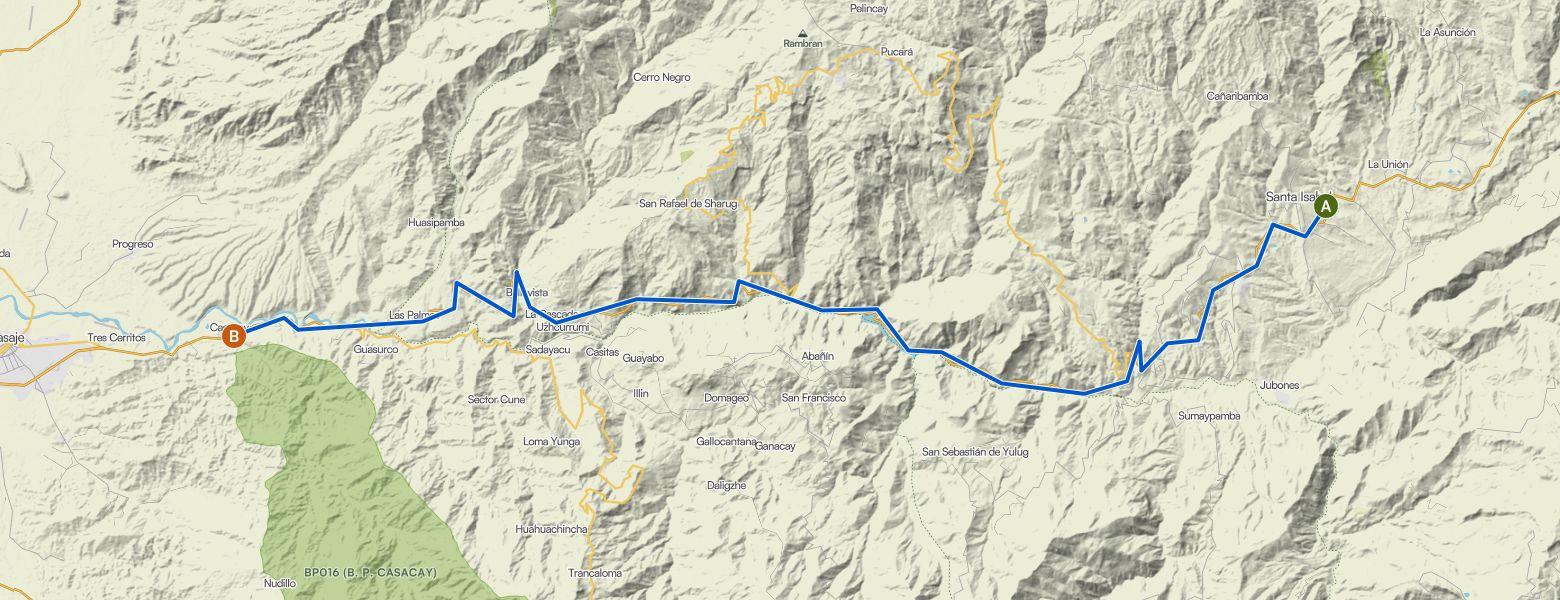 Komoot route map