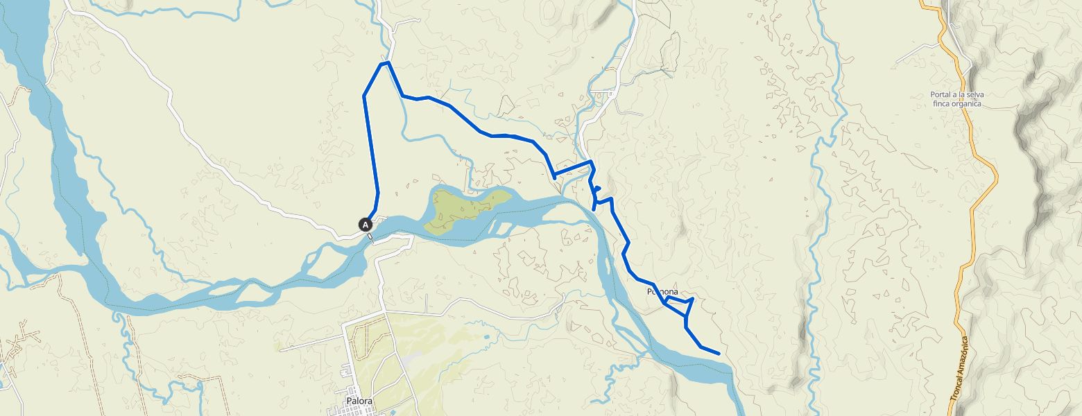 Komoot route map