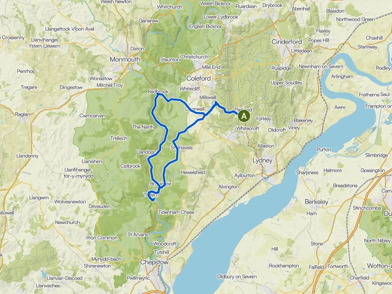 Parkend to Tintern Abbey | ride | Komoot