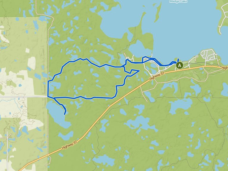 Madge Lake to Green Lake via Kamsack Beach — Duck Mountain Provincial ...