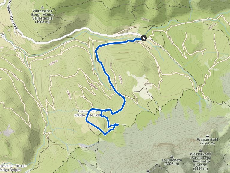 Adolf Munkel Trail Map Adolf Munkel Weg 35 – Gschnagenhardt Alm Loop From St. Magdalena - Santa  Maddalena | Hike | Komoot