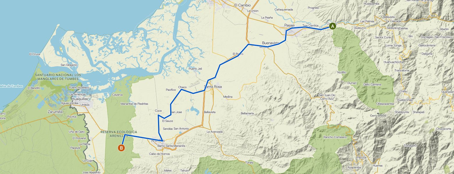 Komoot route map