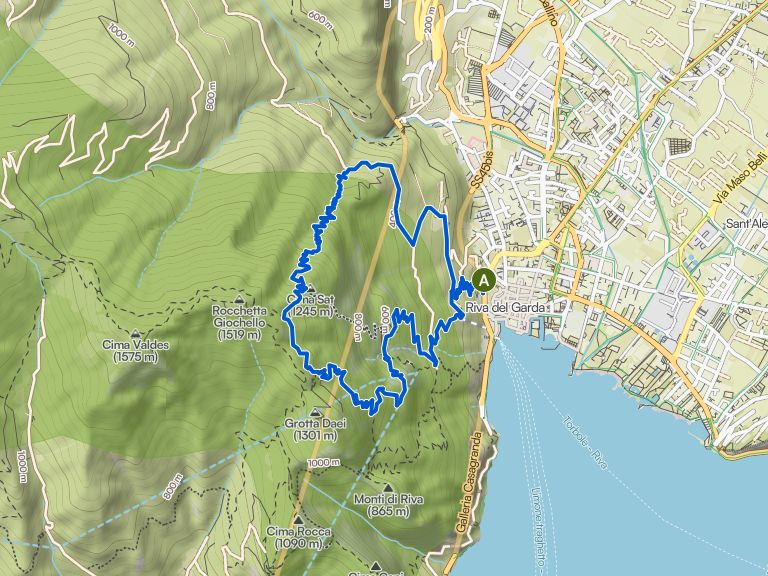 Via ferrata del Bastione da Riva del Garda | escursione | komoot