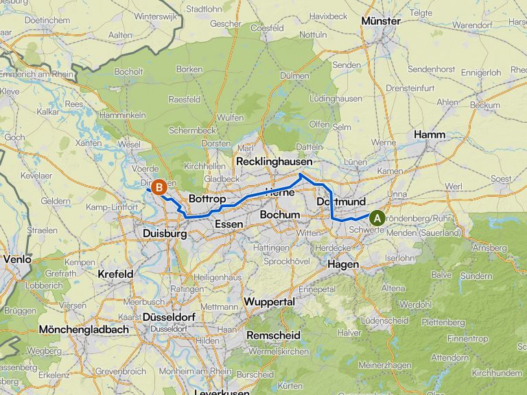 Emscherradweg komplett | Fahrradtour | Komoot