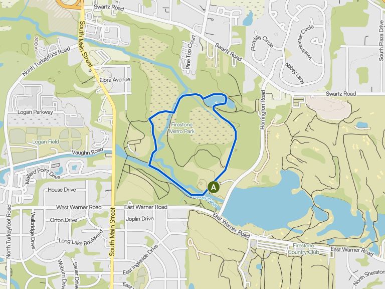 Firestone Metro Park loop | hike | Komoot