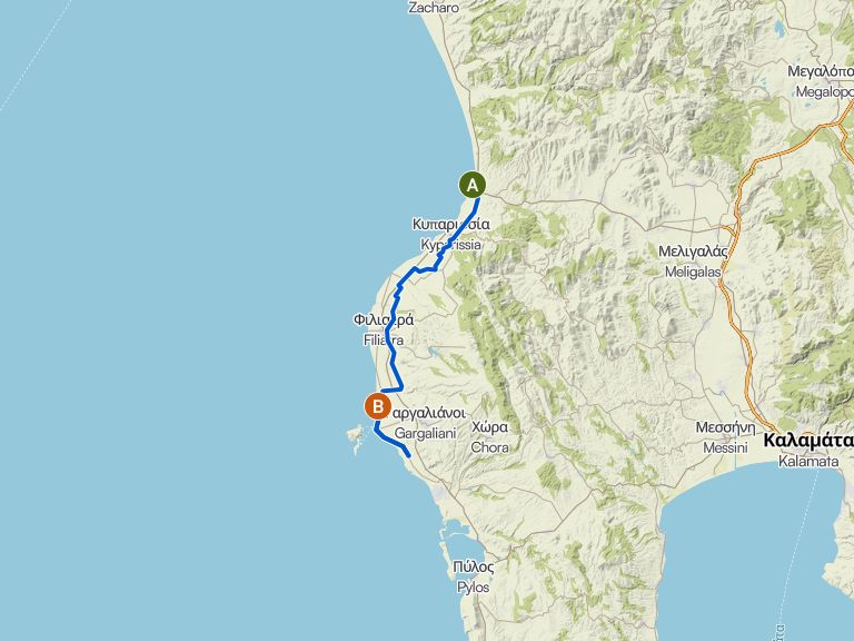 Von Fanaiti nach Neapoli Voion - Tag 2 - Von Kalo Nero nach Marathopoli ...