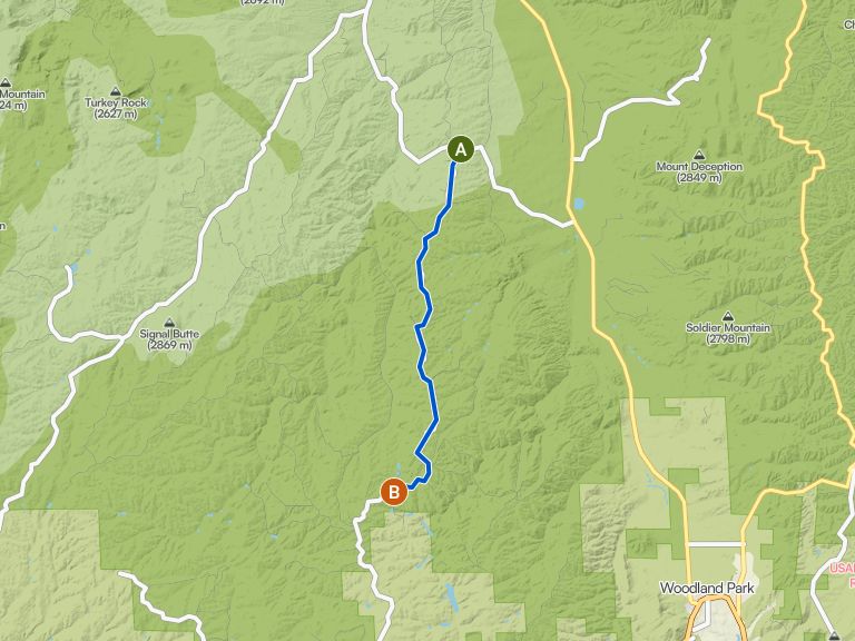 Rule Ridge OHV Road | escursione | komoot