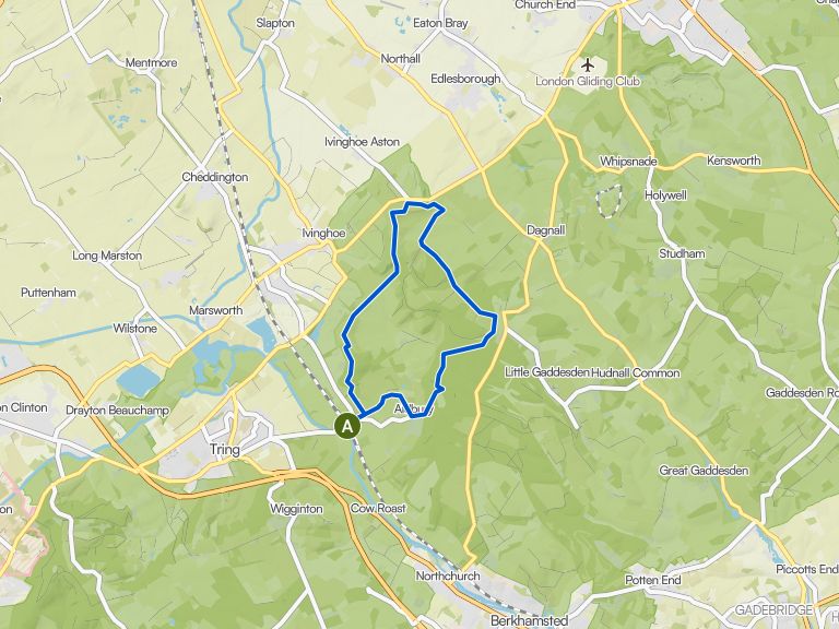Tring Station to Aldbury Village loop — Chiltern Hills AONB | hike | Komoot