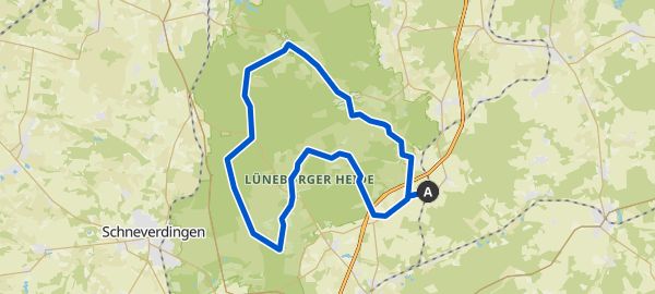 Wilseder Berg – Heidemuseum Wilsede Runde von Evendorf-Hörpel