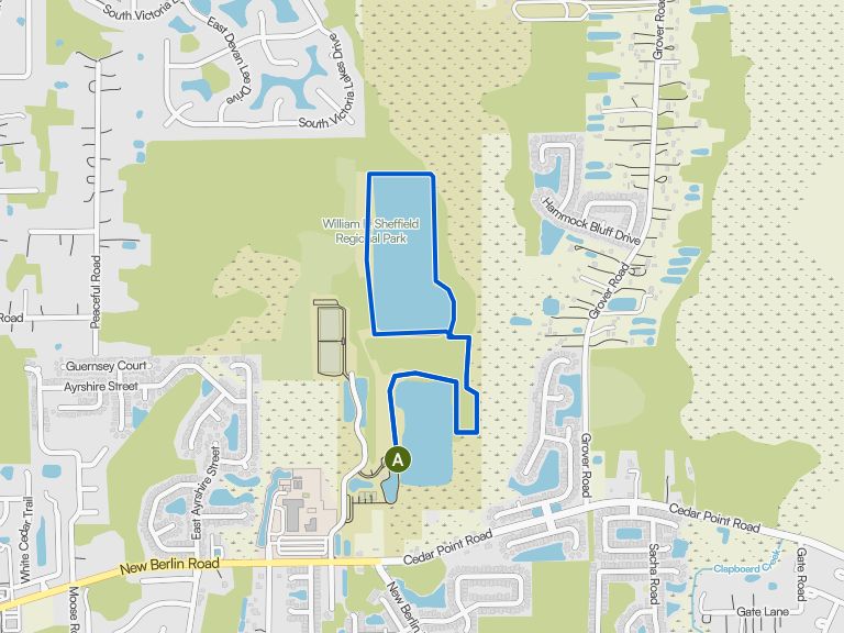 Lea Loop le Tour — William F. Sheffield Regional Park | course | Komoot