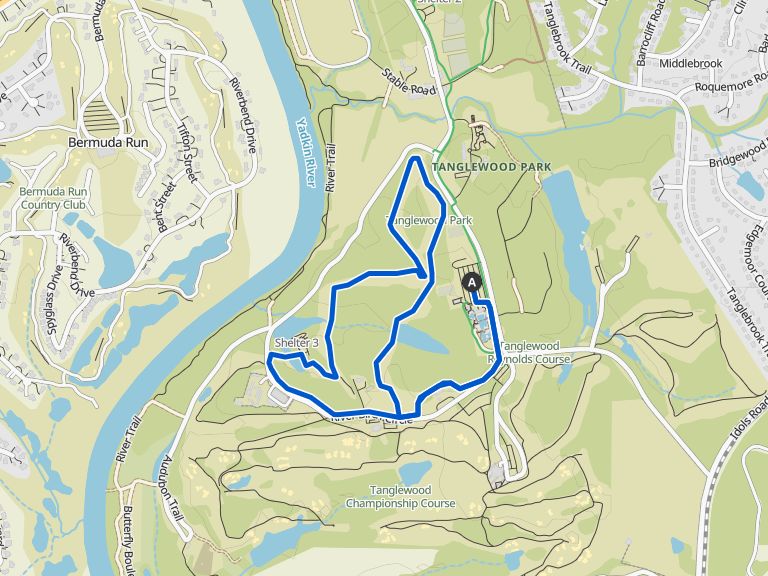 Tanglewood Park loop — Clemmons, North Carolina | hike | Komoot