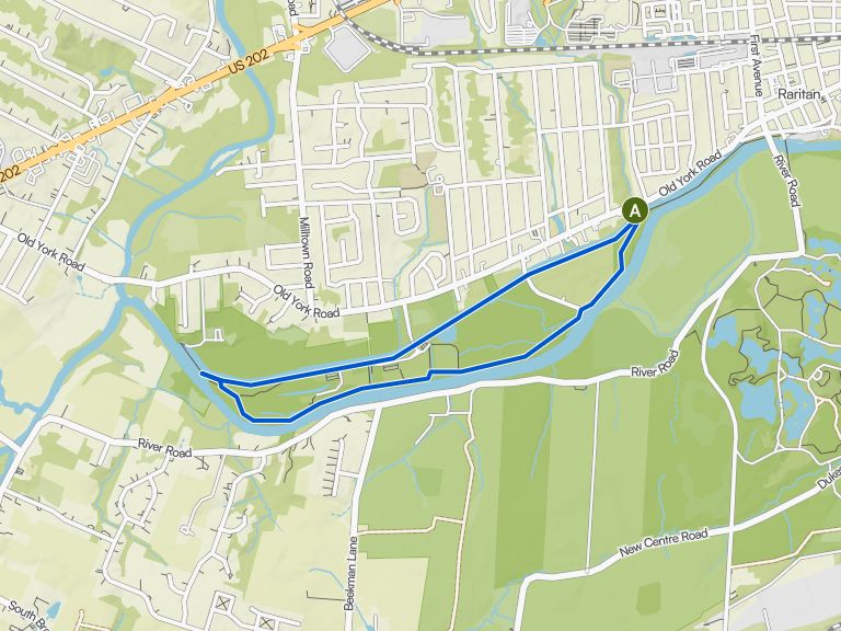 Duke Island Park loop via Canal Trail — Raritan | hike | Komoot