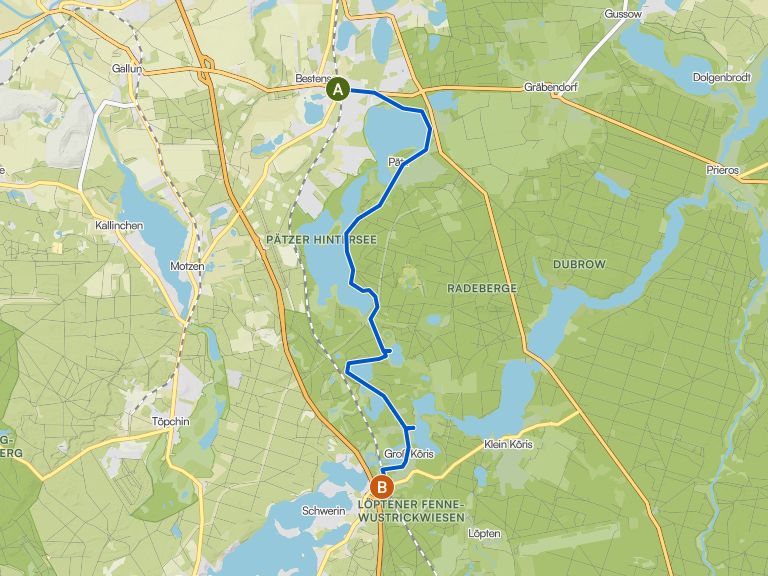 Brandenburg - Gruppenwanderung: An den Seen entlang von Bestensee nach ...