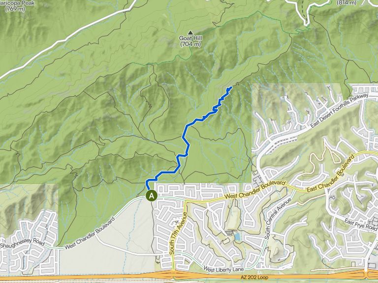 Pyramid Trail — Riserva naturale di South Mountain | corsa | komoot
