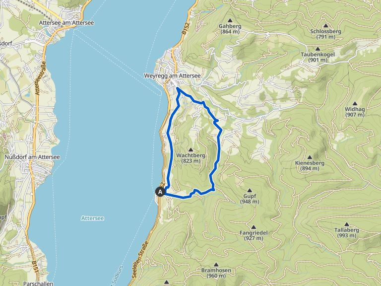 Bus 901m Route Map Attersee-Aussicht Alexenau – Alpakagehege Seealpaka Loop From Weyregg Am  Attersee | Hike | Komoot