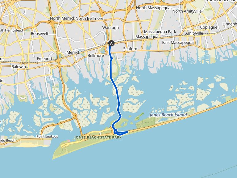 De Wantagh au parc d'État de Jones Beach — Long Island | Vélo de route ...