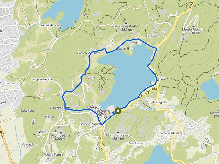 Il Lago Sirio – loop run in the Riserva Laghi di Ivrea | run | Komoot
