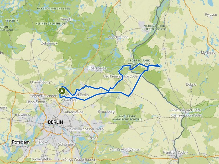 Fahrt nach Polen | Rennrad-Tour | Komoot