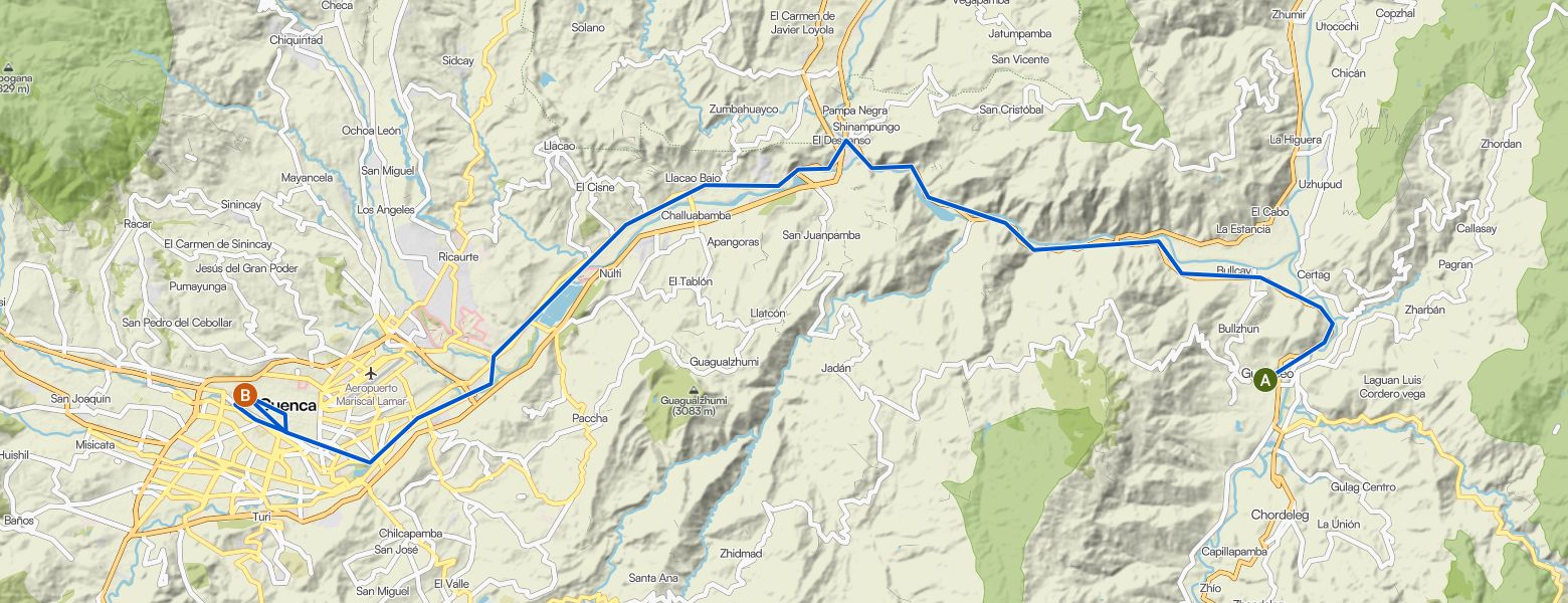 Komoot route map