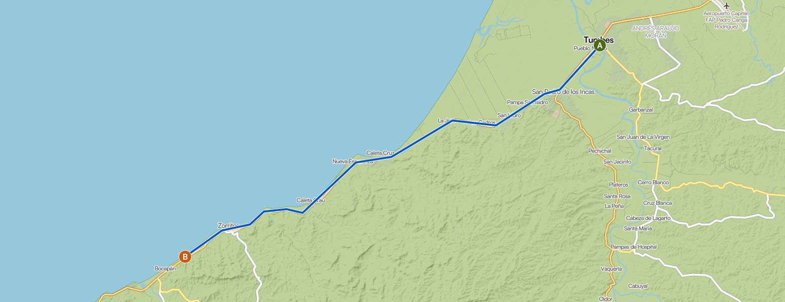 Komoot route map