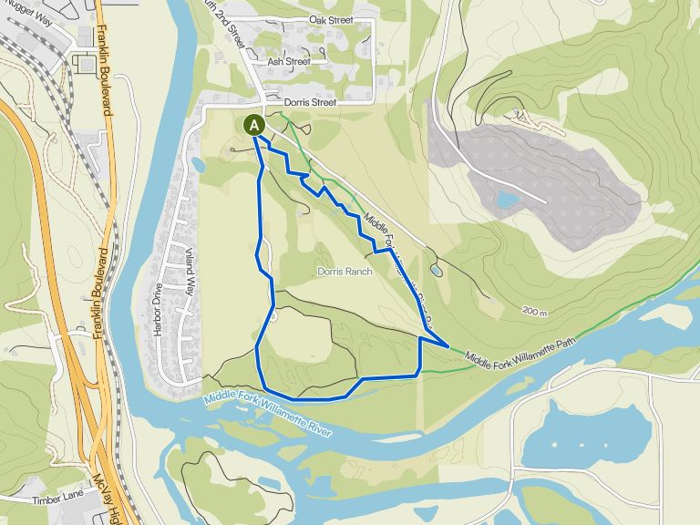 Dorris Ranch Loop Trail — Distrito Histórico Dorris Ranch | trilha | komoot