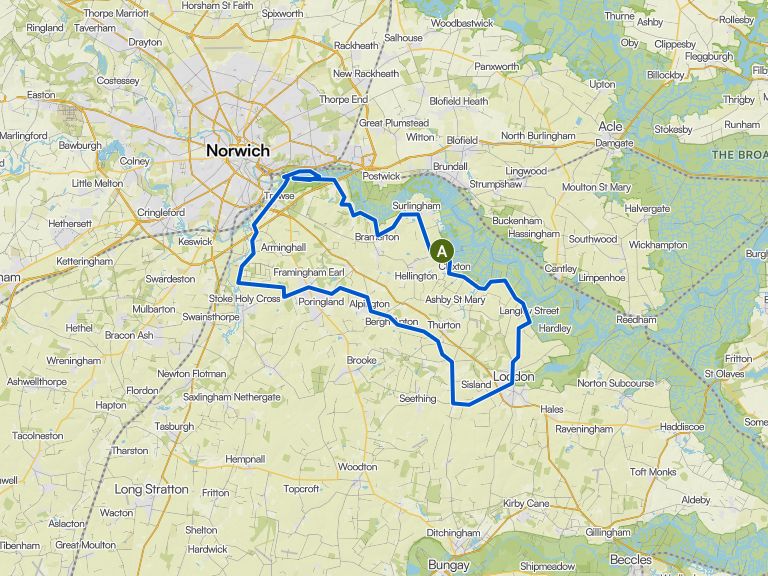 Whitlingham Great Broad and Loddon loop from Rockland Broad — Broads ...