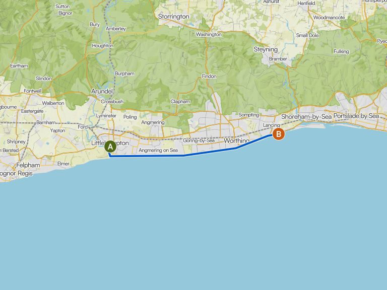 from Littlehampton to Lancing | hike | Komoot