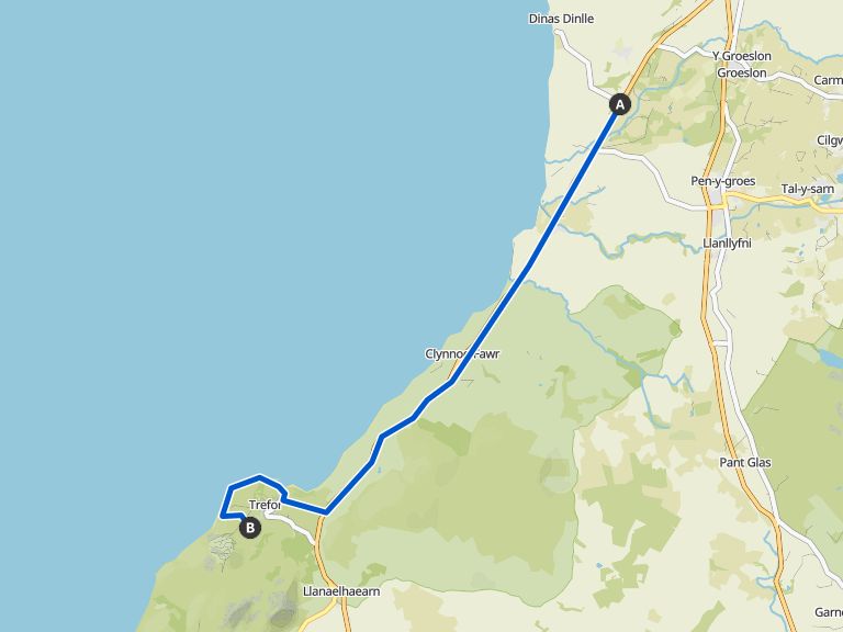 Stage 2: Dinas Dinlle to Trefor — Llŷn Peninsula Coastal Path | hike ...