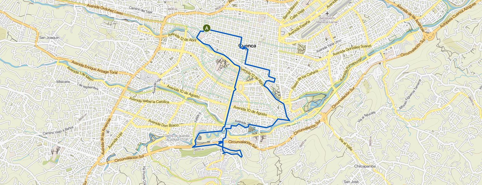 Komoot route map