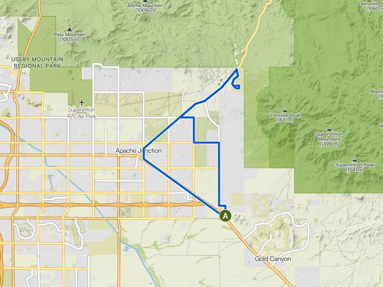 Goldfield Cidade fantasma e Lost Dutchman State Park via o loop Apache ...