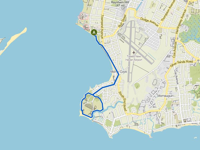 Five Mile Point Light loop from Nathan Hale Park — Lighthouse Point ...